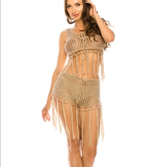 Desert Heights Crochet Top/Swim Cover Up - Picture 7 of 7